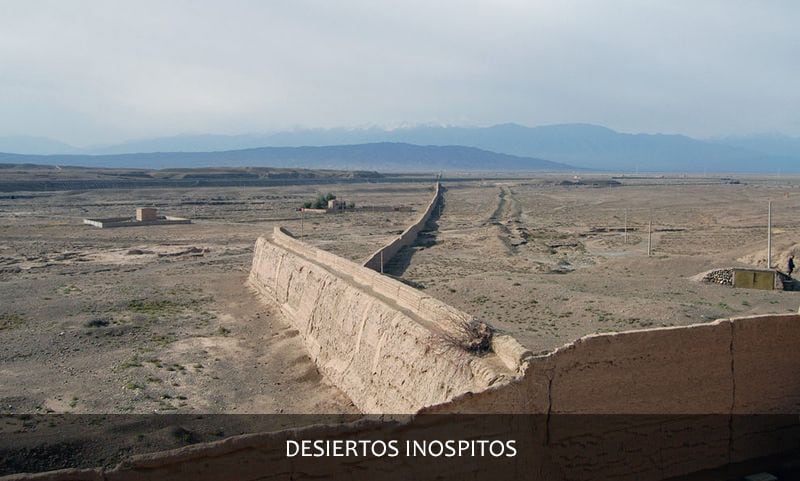 la muralla china: desiertos inospitos