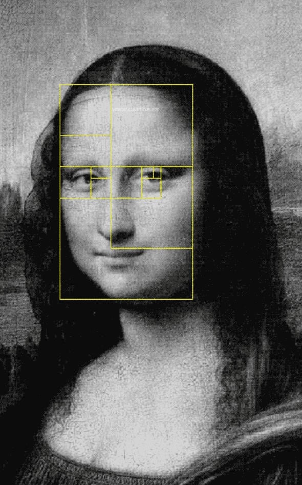 Secuencia Fibonacci aplicada a la obra más célebre de Leonardo Da Vinci