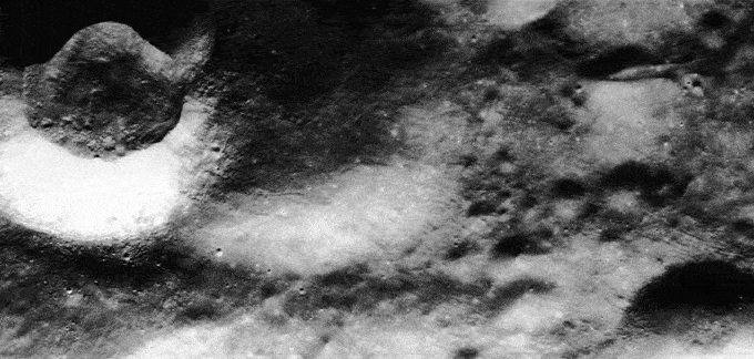 Parte de la fotografía del Apolo 20